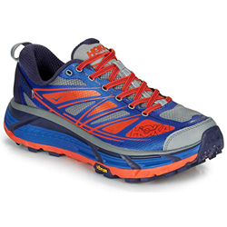 HOKA ONE ONE Mafate Speed 2, Imperial Blue/Mandarin, Corsa Trail, Taglia 12 precio