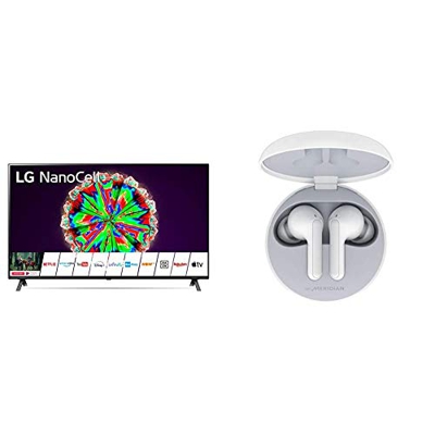 LG NanoCell TV 55NANO806NA.APID, Smart TV 4K Ultra HD 55”, Processore Quad Core 4K, Wi-Fi, AI ThinQ, HDR 10 Pro, Google Assistant e Alexa Integrati co