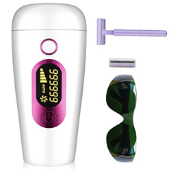 IPL Epilatore a Luce Pulsata, 2020 più Recente Epilatore a Luce Pulsata con 999,999 Flash Impulsi di Luce Faccia Ascella Dispositivo di Epilazione Dep características