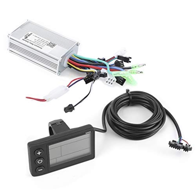 Comdy Scooter Brushless Controller, Regolatore di velocità del Motore, Display LCD Impermeabile Scooter Moto Bicicletta elettrica per Bici elettrica