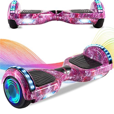 HappyBoard Elegante Bilancia da 6,5 ​​Pollici, Scooter Elettrico Autobilanciante, Ruote da Skateboard con Luce a LED, Motore 700 W Bluetooth per Bambi