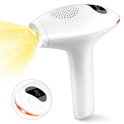 KYG Epilatore a Luce Pulsata Dispositivo IPL 500.000 Pulsazioni Utilizzo Bianco