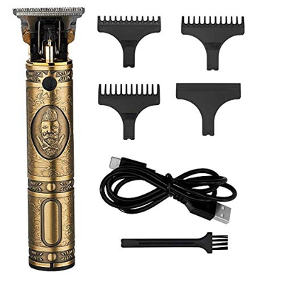 Tagliacapelli, Anself Tagliacapelli per Uomo, Tagliacapelli Uomo Professionale,Trimmer Elettrico per Uomo Con LED Prompt Light,Ricarica USB con 3 pett