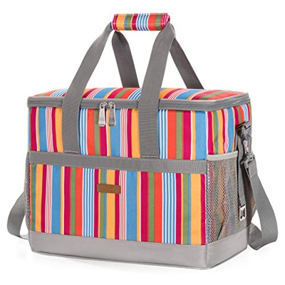 LUNCIA 30 Litri Borsa Termica Porta Pranzo Borsa Frigo Isoterma per Alimenti Mantenere Caldo o Freddo per PIC-nic/All'aperto/Barbecue/Campeggio/Eventi