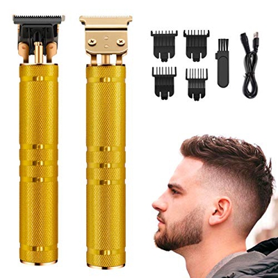 Tagliacapelli Uomo Professionale,Elettrico Tagliacappelli,Tagliacapelli per Regolabarba 2 en 1. USB Ricaricabile,con 4 Pettini per Diverse Lunghezze d