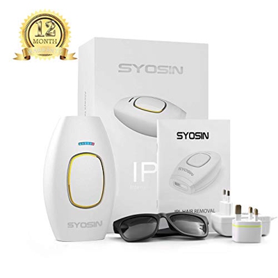 SYOSIN IPL Epilatore a Luce Pulsata Rimozione dei Peli 5 Livelli di Energia Luminosa Bikini Corpo Viso Ascelle Epilazione Dispositivo Sistema Uomini D