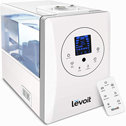 Levoit Umidificatore Ambiente Casa 6L, Umidificatore Ultrasuoni Bambini, Nebbia Calda Fredda con Scatola Aroma, Impostazione Umidità, 3 Velocità&12 Or en oferta