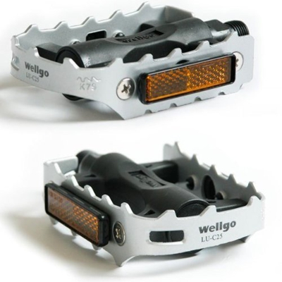 Wellgo YSYT Deal LU-C25 - Pedali in Alluminio per Bicicletta