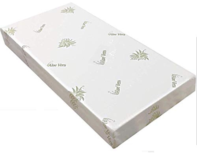 MATERASSO 70X140 CM SPESSORE 13 CM BABY PER CULLA BAMBINO - FODERA IN ALOE SFODERABILE E LAVABILE