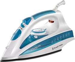 Russell Hobbs 20562-56 Ferro da Stiro, 2600 Watt, Acciaio Inossidabile, Serbatoio da 300 ml, Bianco/Blu características