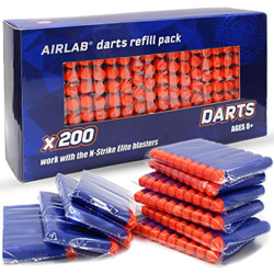 airlab Nerf Darts Proiettile Freccette Foam Darts 200 Dardi Universili di Schiuma 7,2 cm for Nerf N-Strike Elite Series características