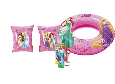 Principesse Set Mare PPRINCIPESSE Disney Ciambella + BRACCIOLI + 2 Bolle