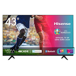 Hisense 43AE7000F, Smart TV LED Ultra HD 4K 43", HDR 10+, Dolby DTS, Alexa integrata, Tuner DVB-T2/S2 HEVC Main10 [Esclusiva Amazon - 2020] en oferta