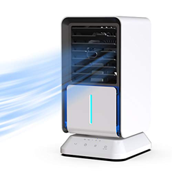 Aihom Condizionatori Portatili Air Cooler con 3 Velocità del Vento Regolabili 3 in 1 Raffreddatore d'Aria Mini per Camera da Letto, Ufficio, Cucina, S en oferta