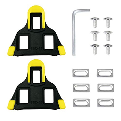 Ledeak Tacchetti per Bicicletta, Antiscivolo Set di Piastre Pedali Tacchetti Unisex Adulto Pedali Mountain Bike MTB Cleat per Ciclismo Indoor E Bici d