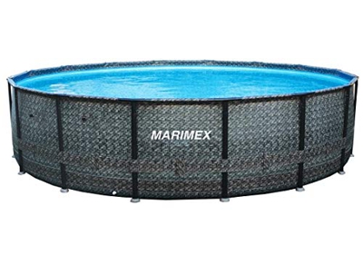 Marimex Piscina Florida Premium Ratan I Piscina a Parete in Acciaio per Giardino I 4,57x1,32 m I Senza Accessori