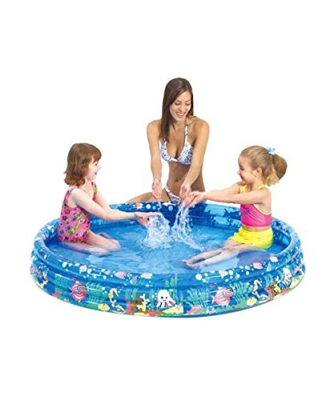 Piscina gonfiabile per bambini mod. pesci tropicali - Kamiustore