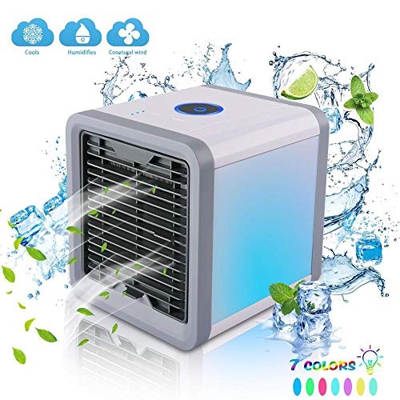 Portatile Air Cooler Nessun Rumore Condizionatore Mini Cooler Fan con 3 velocità per Home Office