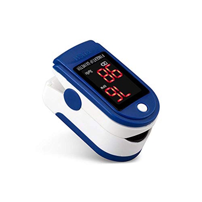 Saturimetro da Dito Ossimetro Professionale Pulsossimetro da Dito Monitor di Saturazione di Ossigeno nel Sangue (SpO2) con PR (Frequenza del Polso), P