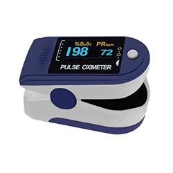 AZEADA Pulsossimetro da Dito, Saturimetro Ossimetro da Dito Portatile, Letture Immediate e Consecutive, con Display OLED per Frequenza del Polso(PR) e en oferta
