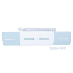 GAESHOW Regolabile Pieghevole Telescopico Condizionatore d'Aria Deflettore Direzione del Vento Parabrezza Deflettore ABS(Blu) en oferta