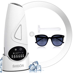 IPL Epilatore, SHEON Epilatore a Luce Pulsata IPL Laser Epilatore 999.999 Flash Impulsi con Schermo LCD Depilazione Indolore Professionale Domestica p precio
