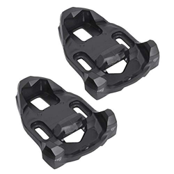 Tiamu Set Tacchette Bici Plastica Nera Bici da Strada Pedale Ciclismo Blocco Tacchetta Antiscivolo Bici da Strada per Pedale Tempo IClic/XPresso características
