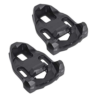 Tiamu Set Tacchette Bici Plastica Nera Bici da Strada Pedale Ciclismo Blocco Tacchetta Antiscivolo Bici da Strada per Pedale Tempo IClic/XPresso