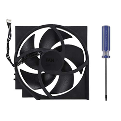 Growcolor - Ventola di raffreddamento interna per Xbox ONE S OEM 5 lame 4 pin ABS durevole características