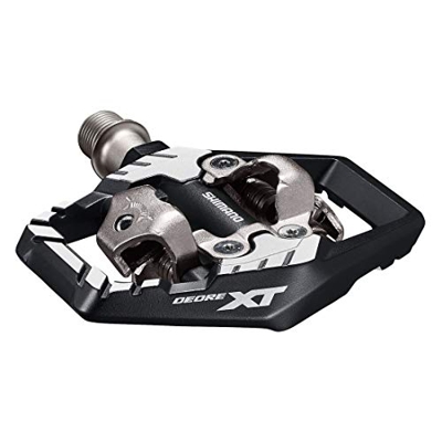 Shimano XT M8120 SPD, Paia Pedali Unisex Adulto, Nero