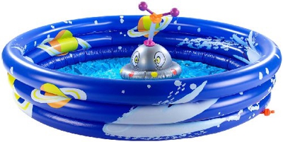PISCINA ROTONDA PER BAMBINI CON SISTEMA IRRIGAZIONE A DOCCIA GIOCO DIVERTIMENTO