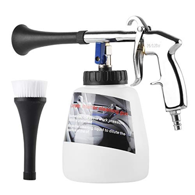 Wilktop - Pistola di pulizia automatica per lavatrici ad aria compressa, 6 ~ 9,2 bar, con ugello e spazzola