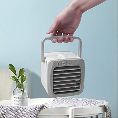 Ventilatore portatile del condizionatore d'aria, per aria domestica silenziosa silenziosa del mini spazio personale silenzioso dell'automobile dell'uf
