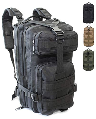 Army Zaino Militare Tattico Combattimento Professionale 30 Litri, Escursioni, Trekking, Caccia, Zaino Escursioni Borsa Viaggio Esercito, Pesca Funghi