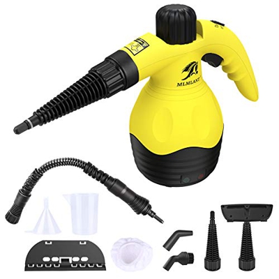 MLMLANT Pulitori Pulitore vapore vaporetto vaporella portatili pulizia della casa， 9 accessori, bagno ， Cucina ， Vaporiera pavimento, finestra, tappet