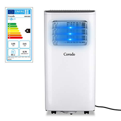 Corodo Climatizzatore Portatile 4 in 1: Raffreddamento, Ventola, Deumidificatore e Modalità sleep, Timer, Telecomando - 7000 BTU en oferta