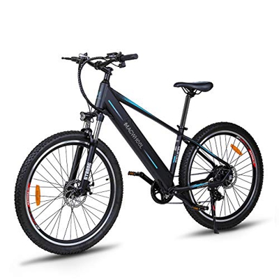 Macwheel Wrangler-600 27,5" Bici Elettrica da Montagna, 48V/10Ah Rimovibile Batteria agli Loni di Litio, Shimano 7 velocità, Sospensione Anteriore, Te