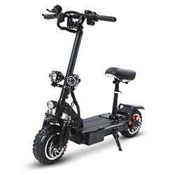 GUNAI Scooter Elettrico Adulto Pneumatici per Vuoto Fuoristrada da 11 Pollici 3200W Doppio Motore con Batteria al Litio 60V 26 AH e Ricarica USB en oferta
