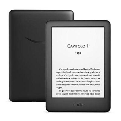 Kindle, ora con luce frontale integrata - Con pubblicità - Nero