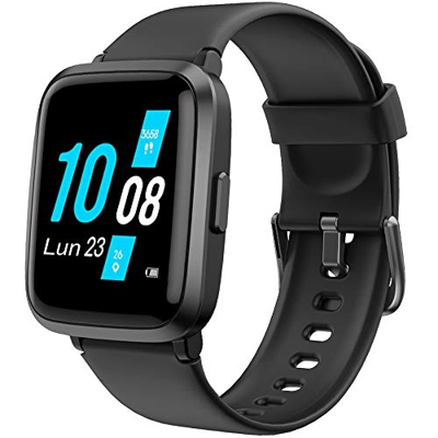 YAMAY Smartwatch con Saturimetro Misuratore Pressione Cardiofrequenzimetro Orologio Fitness Uomo Donna Impermeabile Smart Watch Touch Fitness Tracker 