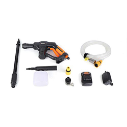Idropulitrice a batteria,130PSI Idropulitrice portatile ad alta pressione Pistola ad alta pressione, pistola ad acqua 3,0 L / min incl. Batteria Li-Io características