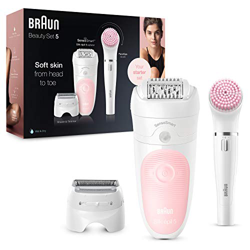 Braun Silk-épil 5 Beauty Set 5-895 Set per Le Prime Epilazioni 6-In-1 Wet&Dry senza Fili – Epilatore Donna, Rasoio, Esfoliazione e Pulizia per Viso e  en oferta