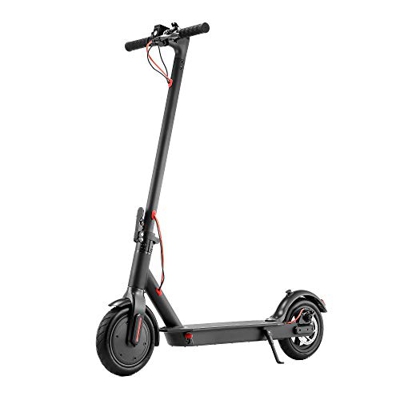 Wikee AOVO Monopattino Elettrico Adulti - 350w Batteria7.8Ah - Massimo Chilometraggio 25Km, 30 Km/h Doppia Sospensione Anteriore E Posteriore E Freni 