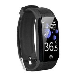 Orologio Fitness Tracker Smartwatch Uomo Donna Pressione Sanguigna Cardiofrequenzimetro da Polso Contapassi Sportivo Activity Tracker della temperatur en oferta