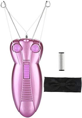 Jzhen Electric Epilatore per il viso,Hair Remover Beauty Epilatore per il viso Filo di cotone Epilatore Shaver Ladies Depilatore Elettrico
