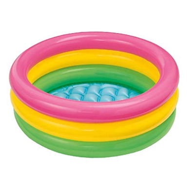 Intex- 57402NP Piscina Baby Sunset, Multicolore, 61 x 22 cm