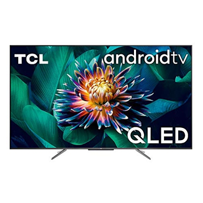 TV TCL 50C711 50 pollici QLED TV, 4K Ultra HD, Smart TV con sistema Android 9.0 (HDR 10+, Micro dimming, Dolby Vision-Atmos), Controllo Vocale Hands-F