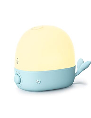 Umidificatore ambiente Bambini Diffusore di Oli Essenziali 2.5L, Silenzioso Luce Notturna LED senza BPA Tutta la Notte TaoTronics con Vapore Freddo Sp