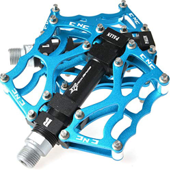 ROCKBROS Pedali Bici in Alluminio Pedali Taglia CNC Universale ASSE 9/16 Pollici per Bicicletta MTB Bici Pieghevole con Cuscinetti Sigillati (Blu) precio