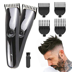 Regolabarba Uomo, Rifinitore e Tagliacapelli con Lame Affilate di Lunga Durata, Lunghezza del Taglio di Capelli Regolabile con 4 Pettine Limite características